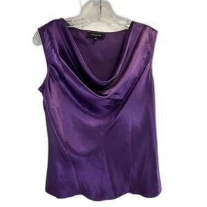 Jones New York Purple Long Sleeve Top, Size Small 4